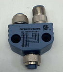 Turck VB2-FKM-FKM-FSM-57 3-Port Splitter 5-Pole, M12, 2-Female, 1-Male-2