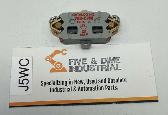 Allen Bradley 700-CPM Ser. A Control Relay Contact Cartridge 20-Amp