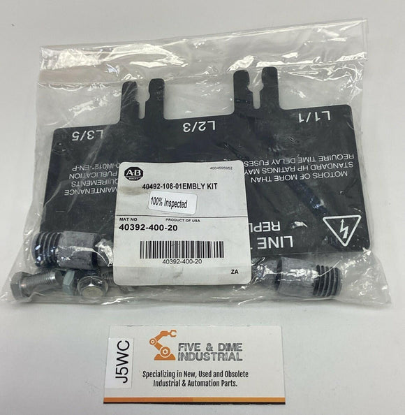 Allen Bradley 40392-400-20 Line Terminal Guard for Disconnect