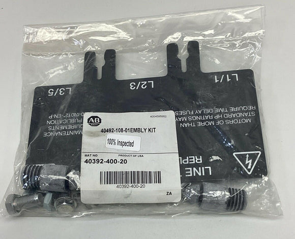 Allen Bradley 40392-400-20 Line Terminal Guard for Disconnect