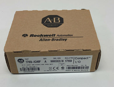 Allen Bradley 1769-IQ16F Compactlogix 16-Point 24VDC High Speed Input Module - 0