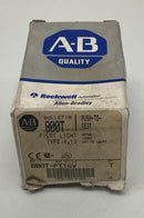 Allen Bradley 800T-PT16W White Push-to-Test Pilot Light 120V-6