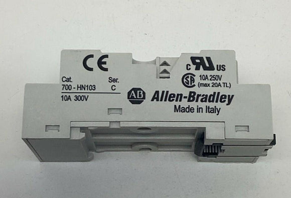 Allen Bradley 700-HN103 Ser. C 14-Blade Relay Socket 10A, 300V (Box of 5)
