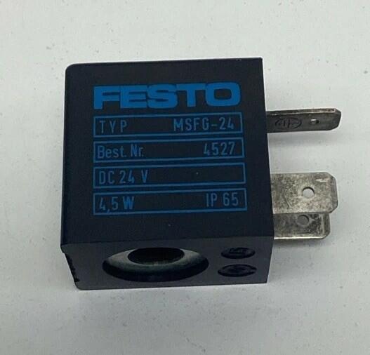Festo MSFG-24 / 4527 24VDC Solenoid Operating Coil 4.5W