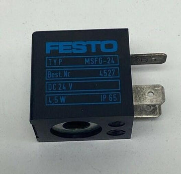 Festo MSFG-24 / 4527 24VDC Solenoid Operating Coil 4.5W - 0