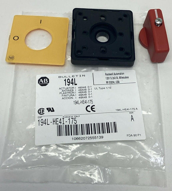 Allen Bradley 194L-HE4I-175 Switch Actuator 48x48