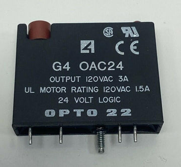 Opto 22 G4-OAC24 Fused Output Relay Module 24VDC / 120VAC - 0