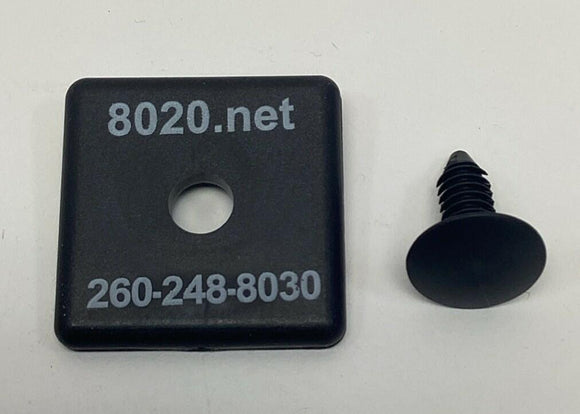 8020.NET 2030 15 Series End Cap with Push-In Fastener (Bag of 10)
