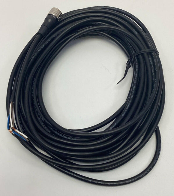 Omron XS2F-M12VC4S10M M12, 4-Pole Single End Cable 10-Meter, Female