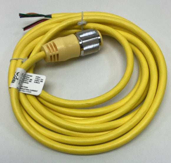 Mencom MIN-9MPX-12 9-Pin Male Single End Cable Cordset 12 Ft.