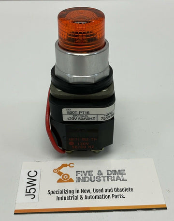 Allen Bradley 800T-PT16A Pilot Light Push Button 120VAC, 50/60 HZ
