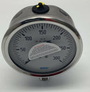 Wika 9768572 Type 232.53 4" 0-300 PSI Pressure Gauge, 1/2" NPT LM, Filled-4
