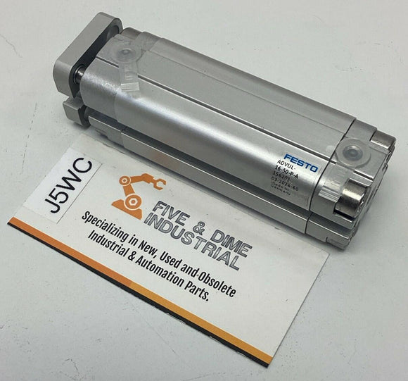 Festo ADVUL-16-50-P-A / 156201 DBL-Acting Pneumatic Cylinder 16mm Bore, 50mm Str