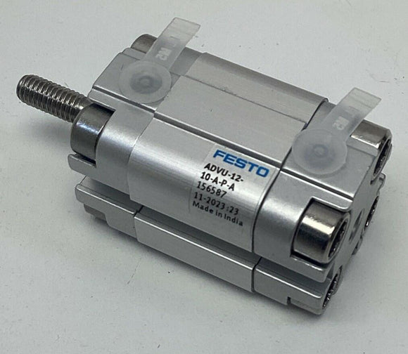 Festo ADVU-12-10-A-P-A / 156587 DBL-Acting Cylinder 12mm Bore 10mm Stroke