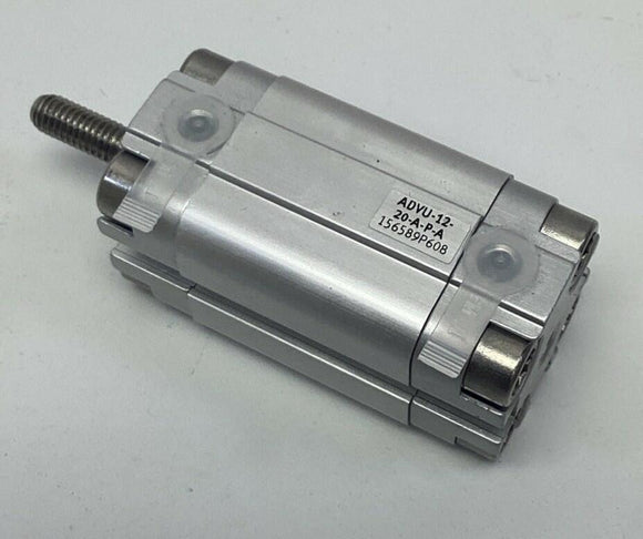 Festo ADVU-12-20-A-P-A DBL-Acting Pneumatic Cylinder 12mm Bore, 20mm Stroke