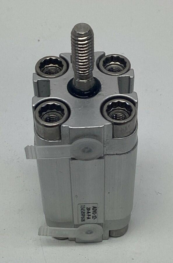 Festo ADVU-12-20-A-P-A DBL-Acting Pneumatic Cylinder 12mm Bore, 20mm Stroke