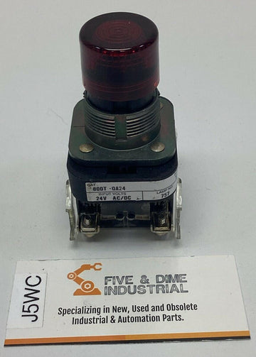 Allen Bradley 800T-QA24R Red Illuminated Push Button 24V AC/DC