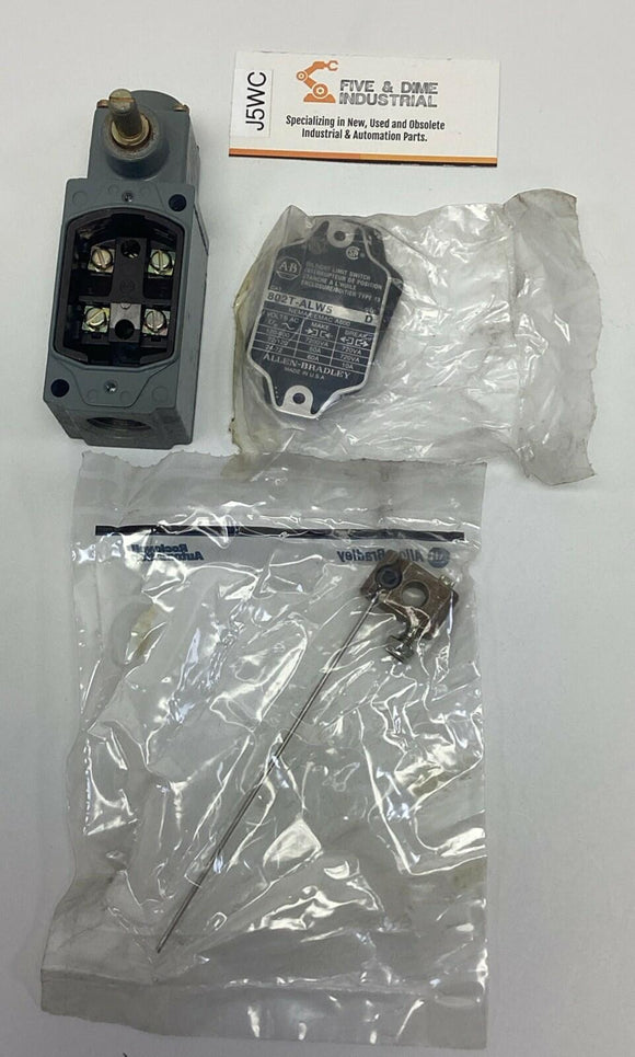 Allen-Bradley 802T-ALW5 Ser. D Limit Switch, Lever Type, Oil Tight, NON-Plug-In