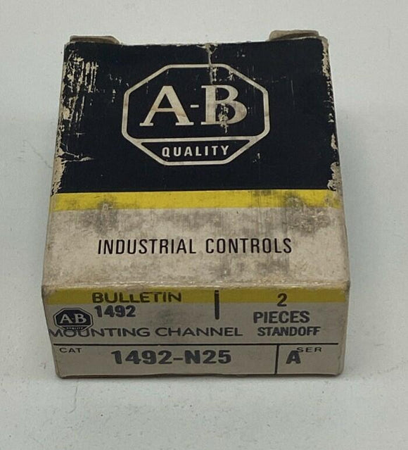 Allen Bradley 1492-N25 Standoff Mounting Channel (2-Pieces)