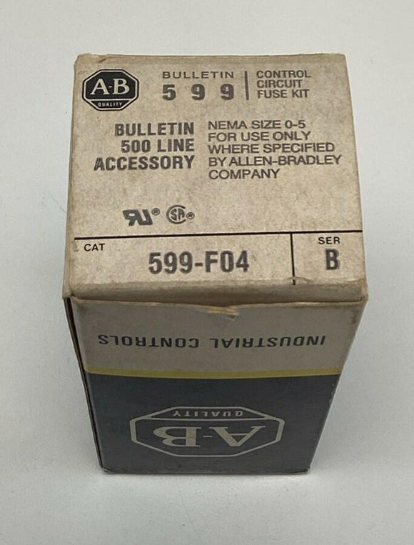 Allen Bradley 599-F04 Control Circuit Fuse Holder Kit NEMA SIZE 0-5