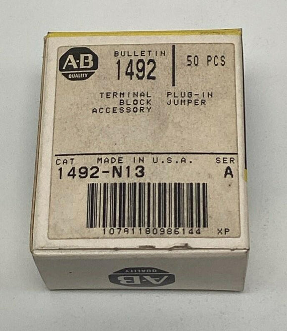 Allen Bradley 1492-N13 Plug-in Jumper (Box of 50 Pieces)