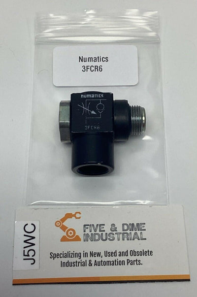 Numatics 3FCR6 3/8"-G Flow Control Fitting 90° Male / Female