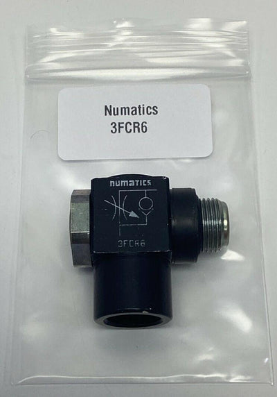 Numatics 3FCR6 3/8"-G Flow Control Fitting 90° Male / Female - 0
