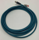 SMC EX9-AC050EN-PSRJ Communication Cable for Ethernet Fieldbus, M12, RJ45, 5M-6