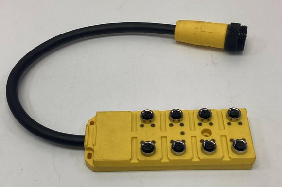 Lumberg Automation ASBV 8/LED 5-242-RS190 8-Port, 5-Pole, M12 Distribution Box