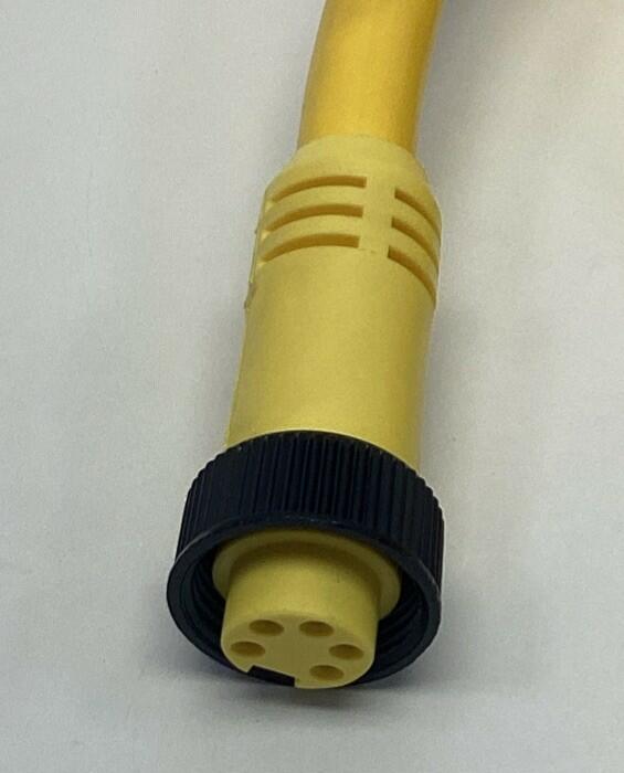 Brad Connectivity 1300061171 5-Pole Single End Female to Pigtail Cordset, 12FT