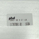 PHD SAH132X2-J4 Linear Thruster Slide Cylinder, DBL-Acting 32mm Bore, 2" Stroke-3