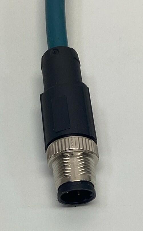 SMC EX9-AC050EN-PSRJ Communication Cable for Ethernet Fieldbus, M12, RJ45, 5M