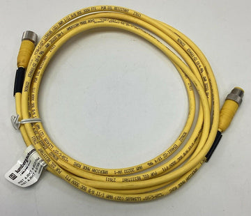 Lumberg Automation RST 4-RKT4-602/3M M12 4-Pin Male / Female Straight Cable 250V - 0