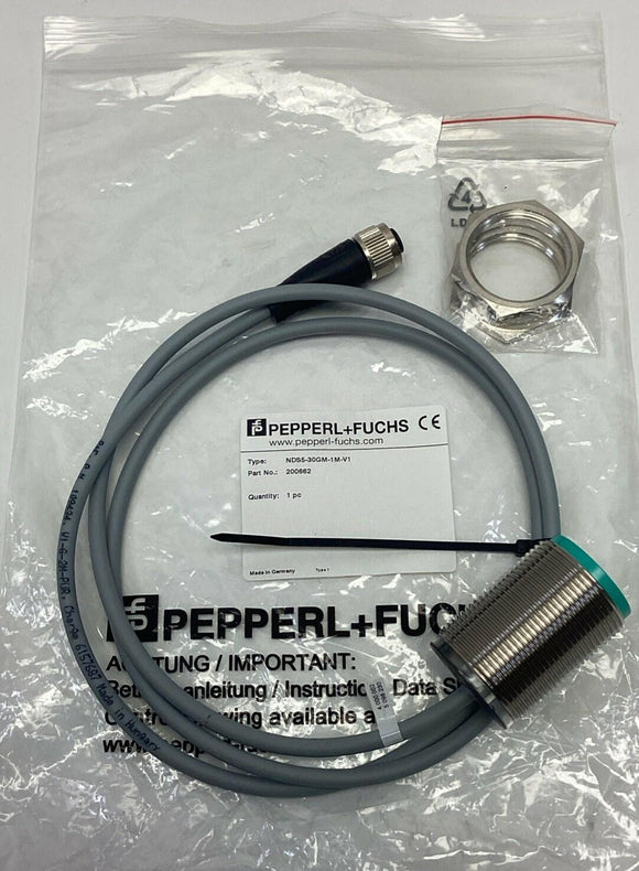 Pepperl Fuchs 200662 Proximity Sensor NDS5-30GM-1M-V1