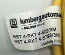 Lumberg Automation RST 4-RKT4-602/3M M12 4-Pin Male / Female Straight Cable 250V-3
