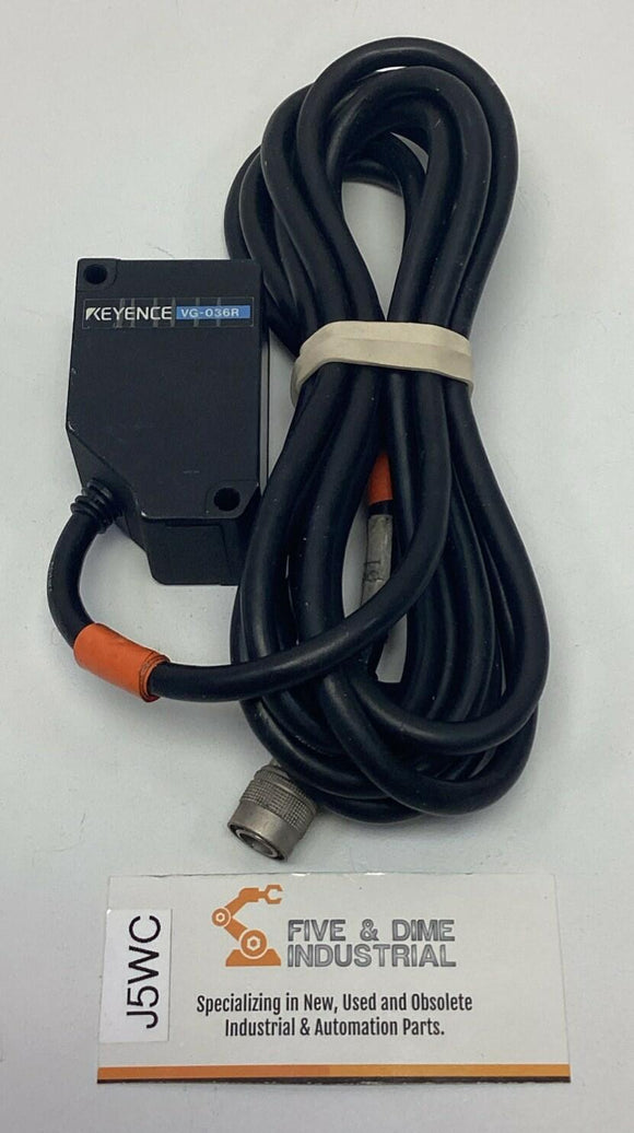 Keyence VG-036R Laser Sensor Receiver 12-Pin Male Connection