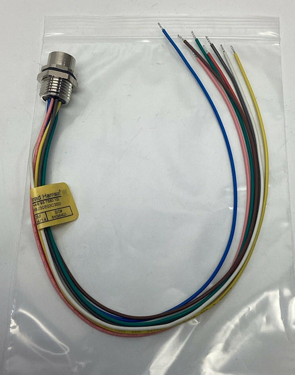 Woodhead / Brad Connectivity 8R8J30E03C3003 M12 8P Female Receptacle