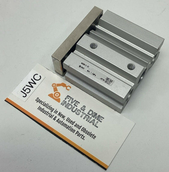 SMC MGQM12-20 Compact Guide Cylinder 12mm Bore, 20mm Stroke