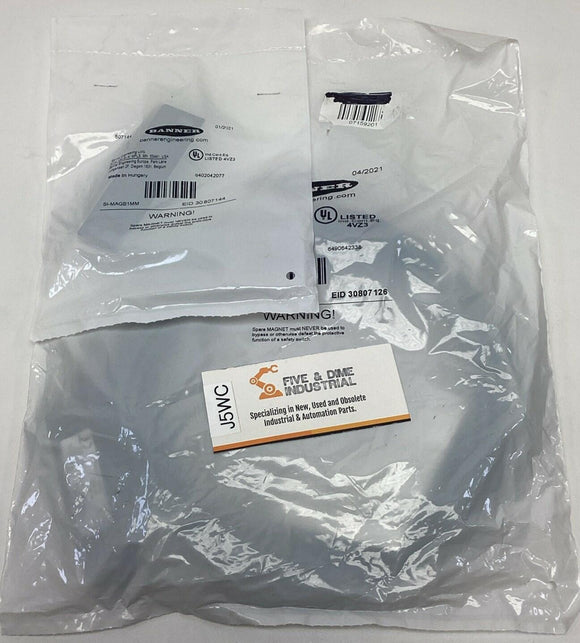 Banner SI-MAGB1SM Safety Switch Kit w/ SIMAG1MM 807144 / 807126 30VAC/ 60VAC