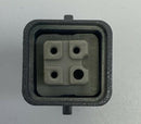 Harting HAN-3A-F Female 4-Pole Connector w/ Die Cast Hood w/ M20 Gland-3