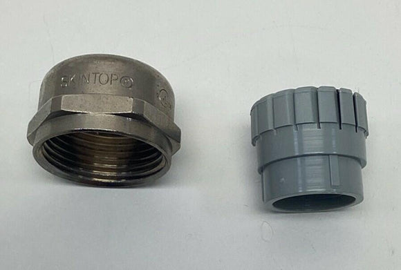 Harting HAN-3A-F Female 4-Pole Connector w/ Die Cast Hood w/ M20 Gland