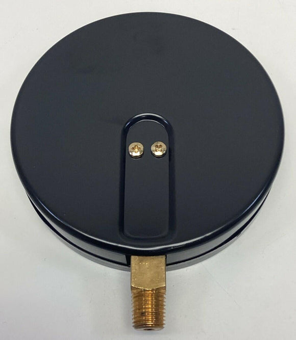Ametek USG 005554A 4-1/2" 100 PSI Gauge, Brass 1/4" NPT Lower