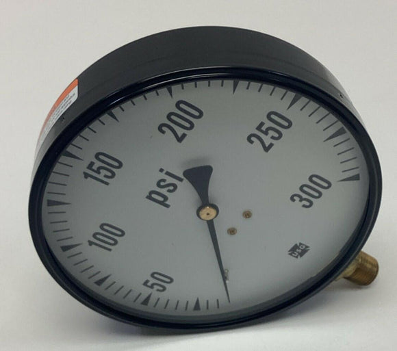 Ametek USG 005563A 4-1/2" 300 PSI Gauge Brass 1/4" NPT Lower Middle