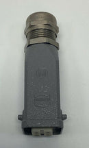 Harting HAN-3A-F Female 4-Pole Connector w/ Die Cast Hood w/ M20 Gland-2