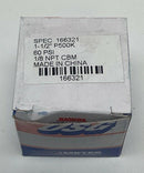 Ametek USG 166321 1-1/2" 60 PSI Gauge Brass 1/8" NPT Center Rear-6