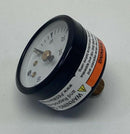 Ametek USG 166321 1-1/2" 60 PSI Gauge Brass 1/8" NPT Center Rear-3