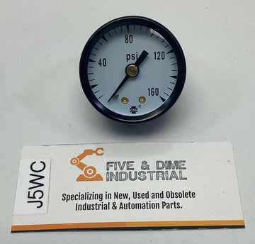 Ametek USG 166323 1-1/2" 160 PSI Gauge Brass 1/8" NPT Rear Center