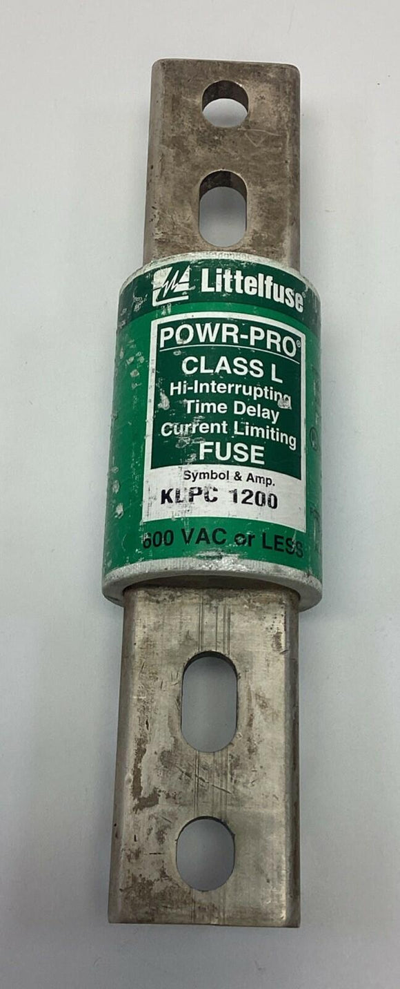 Littelfuse KLPC-1200 POWR-PRO Class L Time Delay Fuse 600V, 1200 Amp