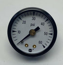 Ametek USG 166321 1-1/2" 60 PSI Gauge Brass 1/8" NPT Center Rear-2