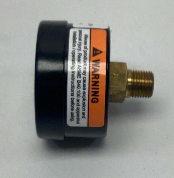 Ametek USG 166323 1-1/2" 160 PSI Gauge Brass 1/8" NPT Rear Center
